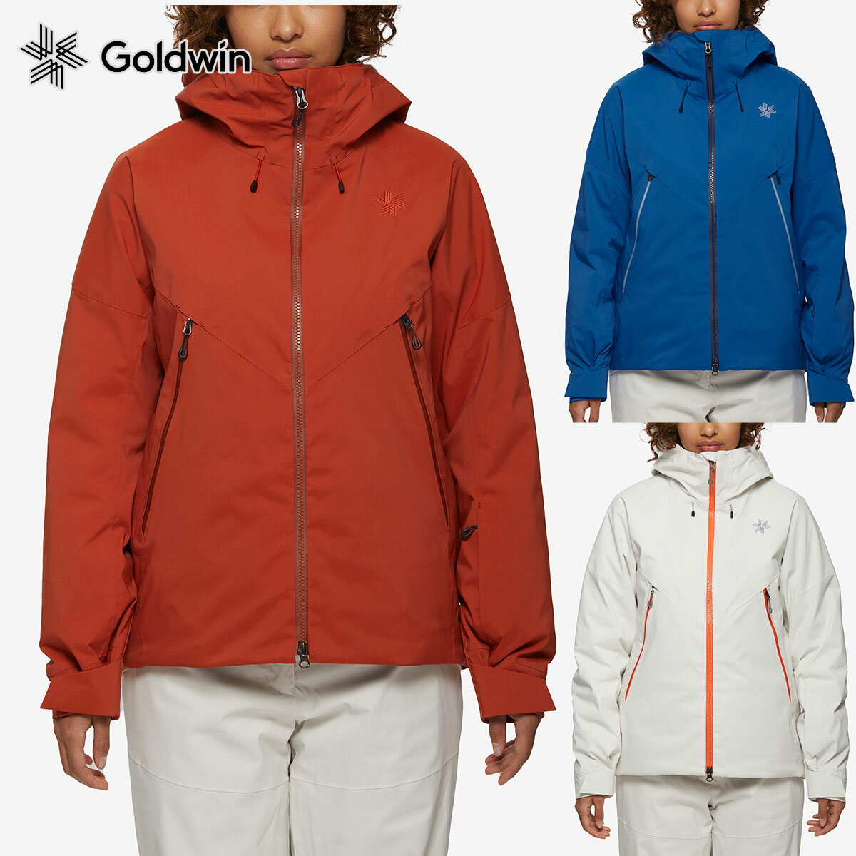 GOLDWIN ゴールドウイン スキーウェア ジャケット レディース＜2024＞W 039 s G-Solid Color Hooded Jacket/ GW13301