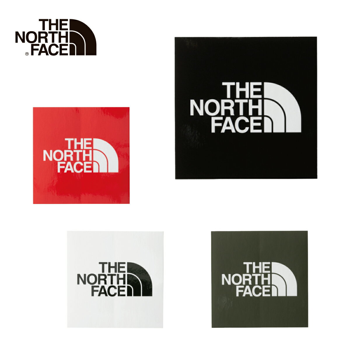 THE NORTH FACE ザ・ノースフェイス スキー アクセサリー ステッカー ＜2024＞NN32349 / TNF Square Logo Sticker TMFスクエアロゴステッカー