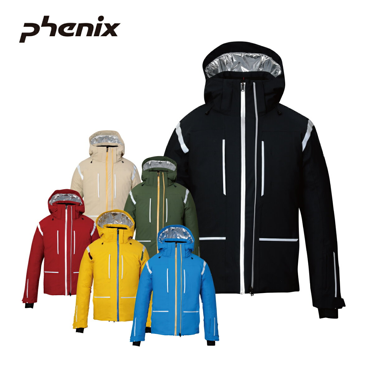 PHENIX フェニックス スキーウェア ジャケット メンズ レディース＜2024＞ PSM23OT01 / RS Demo Performance Jacket JP / RSデモパフォーマンスジャケット【MUJI】 2023-2024 NEWモデル