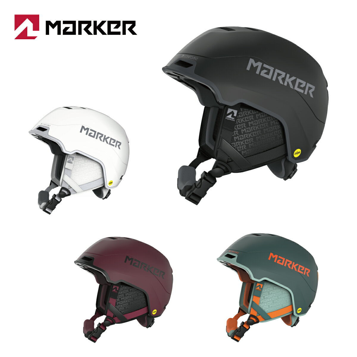 MARKER マーカー スキー ヘルメット メンズ レディース＜2024＞CONFIDANT MIPS / コンフィダント ミップス/ 143209 2023-2024 NEWモデル