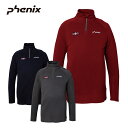 PHENIX フェニックス スキー アンダーウェア シャツ メンズ＜2024＞ ESM23LS10A / GT Touring 1/2 Zip Tee 2023-2024 NEWモデル 正月セール