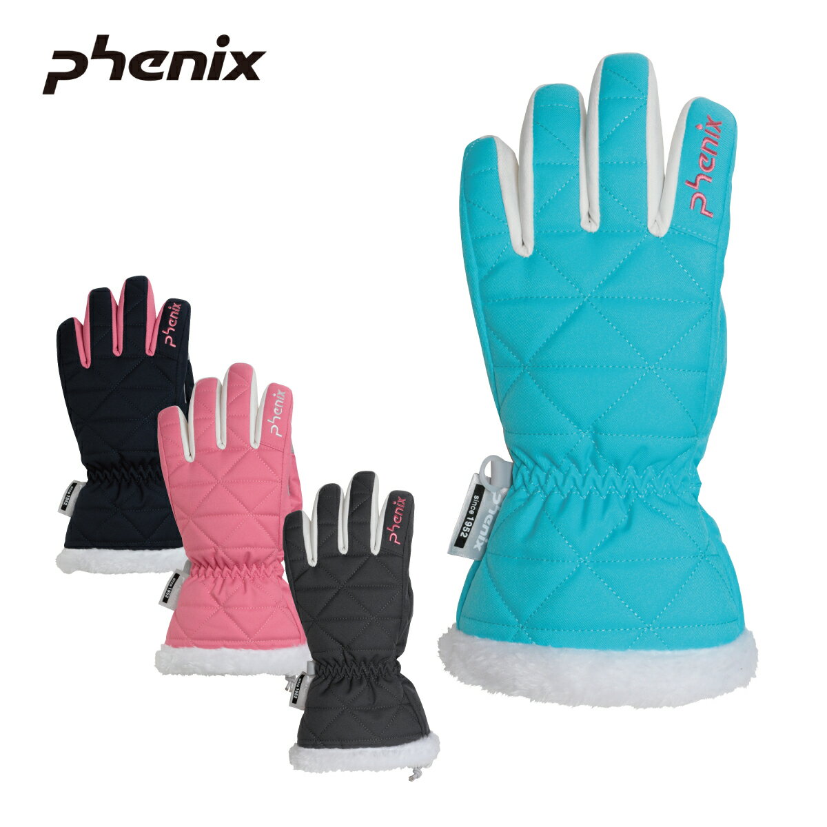 PHENIX フェニックス スキー グローブ キッズ ジュニア＜2024＞ESG23GL91 / Snow White Junior Gloves 2023-2024 NEWモデル 正月セール