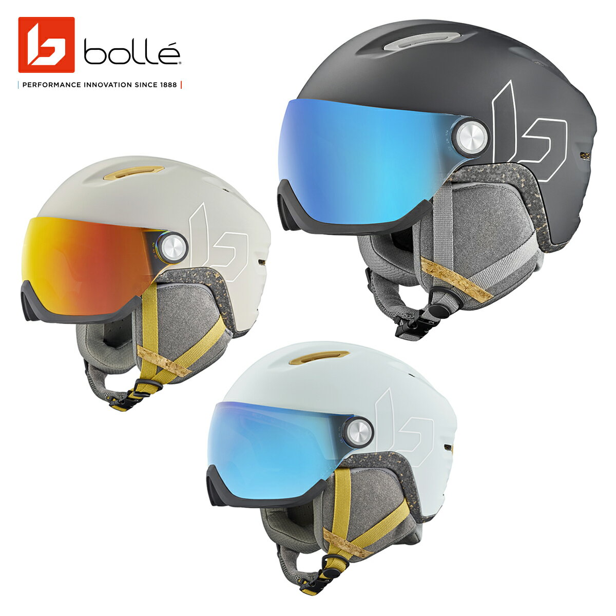 bolle ボレー スキーヘルメット メンズ レディース ＜2024＞ ECO V-ATMOS / エコ ブイアトモス 2023-2024 NEWモデル