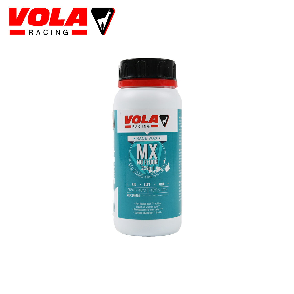 VOLA ボラ リキッド ワックス MX NO FLUOR BLUE 250ml 液体 スキー スノーボード スノボ