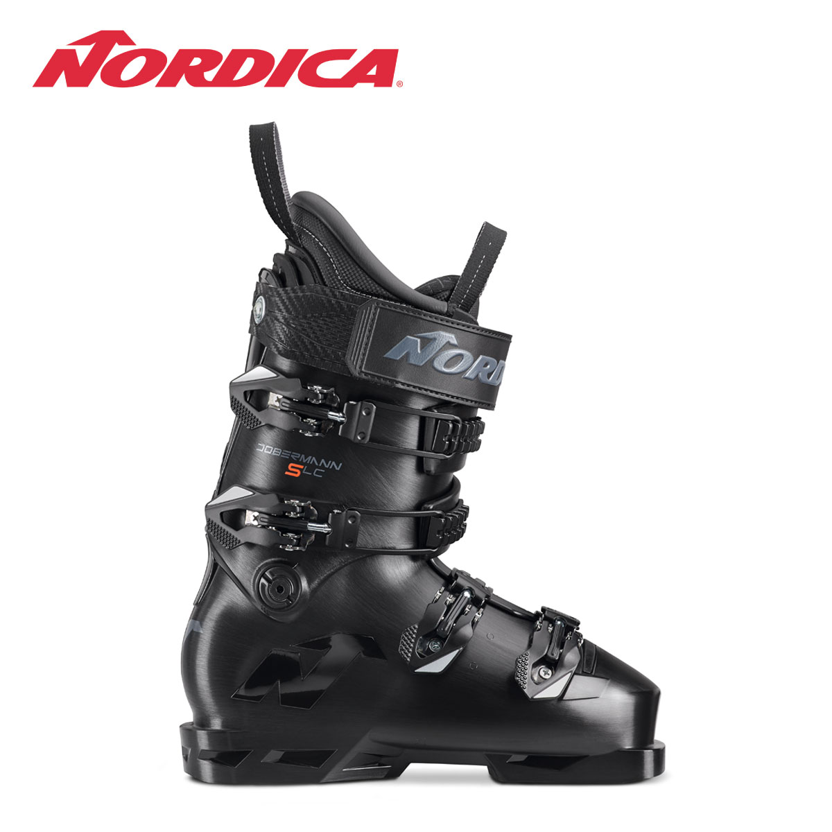 メーカー希望小売価格はメーカーカタログに基づいて掲載しています NORDICA スキーブーツ■ DOBERMANN 5 SOFT L.C. ドーベルマン 5 ソフト L.C.フレックス（硬さ）： 90 - 70 ラスト（幅）： 96 mmsoles：Not replaceable -Alpine DIN 5355Quick set spoliersize range ： 22.5cm - 27.5cmg / MP 24,5: TBD liner type / style・Dobermann 5 Race laced L.C.technologies・Strap 45mm・4 buckles alu micro screwed・FULL　PU　