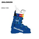 メーカー希望小売価格はメーカーカタログに基づいて掲載しています SALOMON スキーブーツ■ S/RACE2 110 WCフレックス（硬さ）： 110ラスト（幅）： 92 mmREFERENCE・L47050000COLOR・Race Blue/WhiteSIZES・23.5 to 27.5 cmWEIGHT・2,100 g (1/2pair) (26.5cm)SHELL・Polyurethane EtherCUFF・Polyurethane EtherLINER・World cupSTRAP・360° 45mm VelcroBUCKLE・4 Screwed Aluminium TECHNOLOGIES・Race Construction原産国 ROMANIA