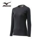 ミズノ スキーウェア MIZUNO アンダーシャツ レディース<2024> C2JAA831 / ブレスサーモアンダーウエア 中厚 for Active クルー...