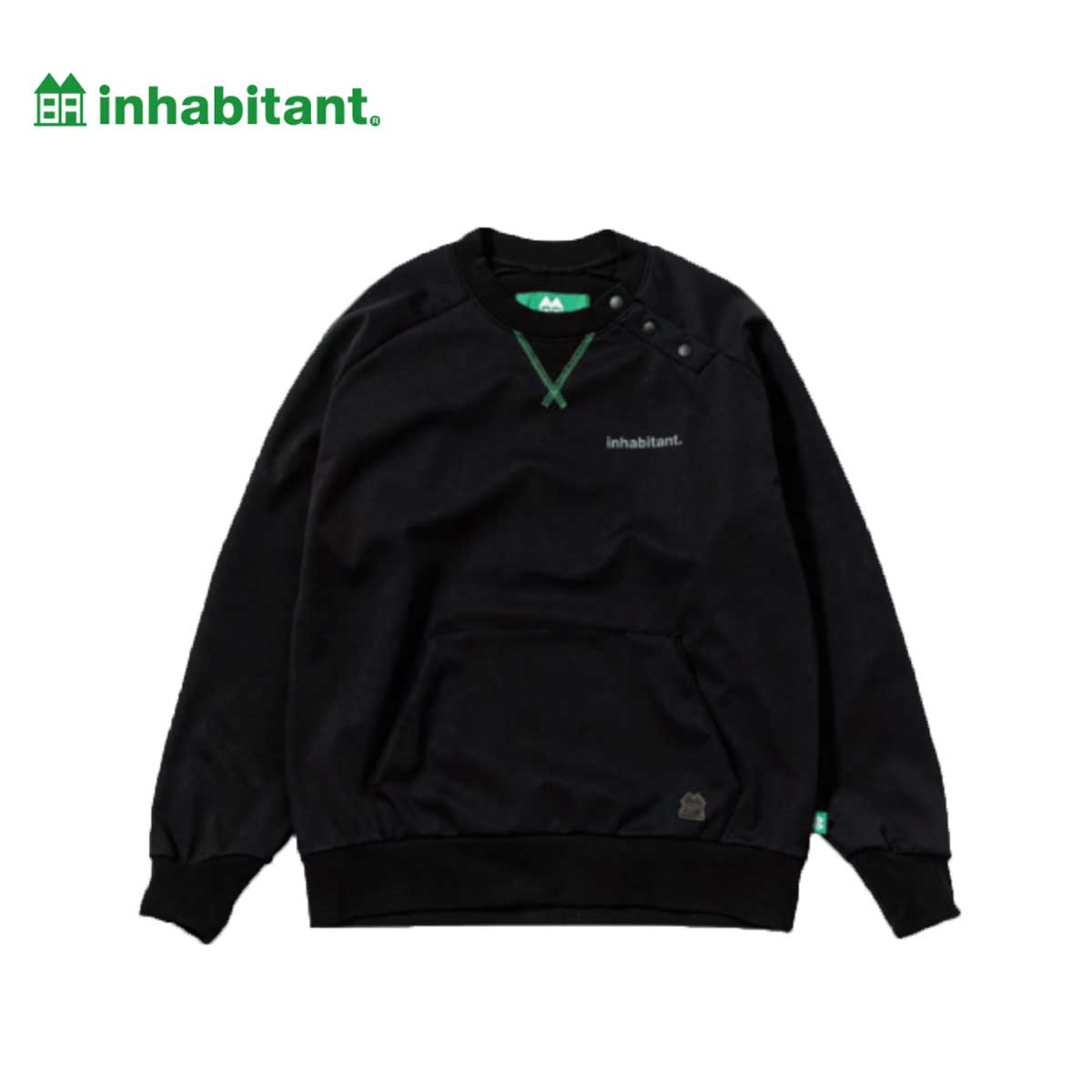 INHABITANT インハビタント ウェア パーカー■ ISM23KT52 / WATER-REPELLENT CREW NECK PULLOVERカラー・PH9900 / ブラックサイズML素材表:ポリエチレン 100%フリースタイルス...