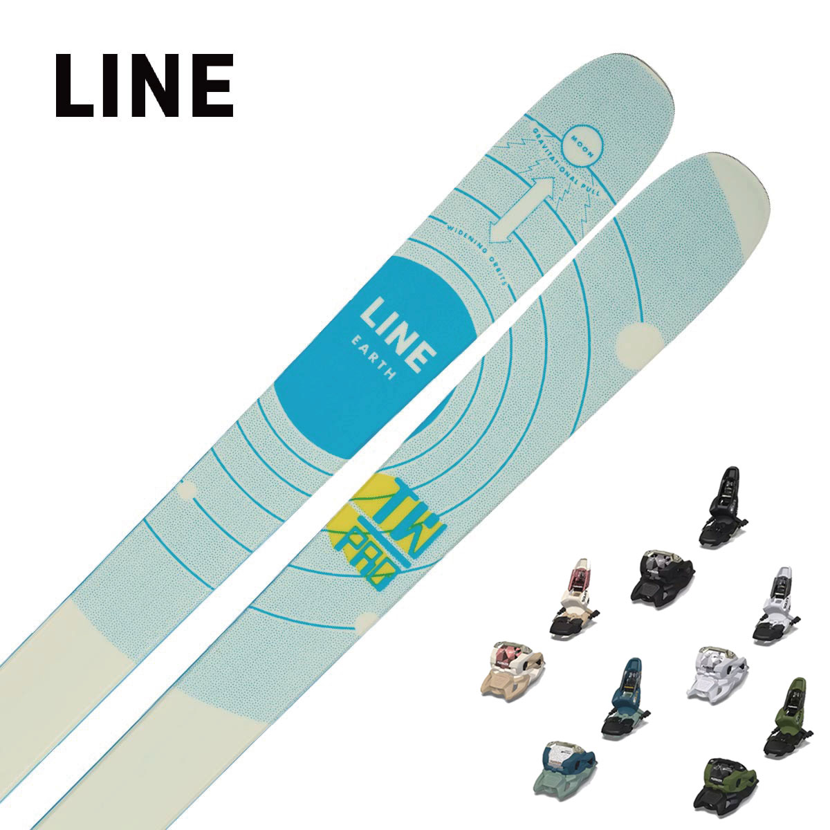 スキー板 LINE ライン メンズ レディース ＜2024＞ TOM WALLISCH PRO + ＜23＞SQUIRE 11【金具付き・取付送料無料 グリップウォーク対応】 2023-2024 NEWモデル