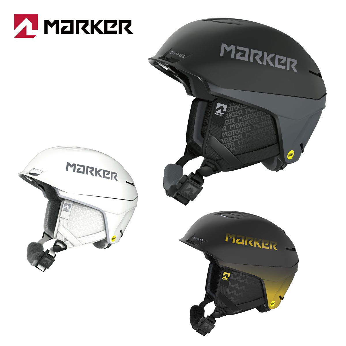 MARKER マーカー スキー ヘルメット メンズ レディース＜2025＞AMPIRE 2 MIPS / アンパイヤ 2 ミップス　【ASIAN FIT】/ 143203 2024-2025 NEWモデル