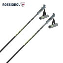 ROSSIGNOL ロシニョール スキー ポール ストック メンズ レディース 2025 TACTIC CLIP BLACK LIME / RDN2020