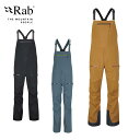 スキーウェア スキーパンツ パンツ Rab ラブ メンズ<2025>QWH-47 / Khroma Kinetic Bib