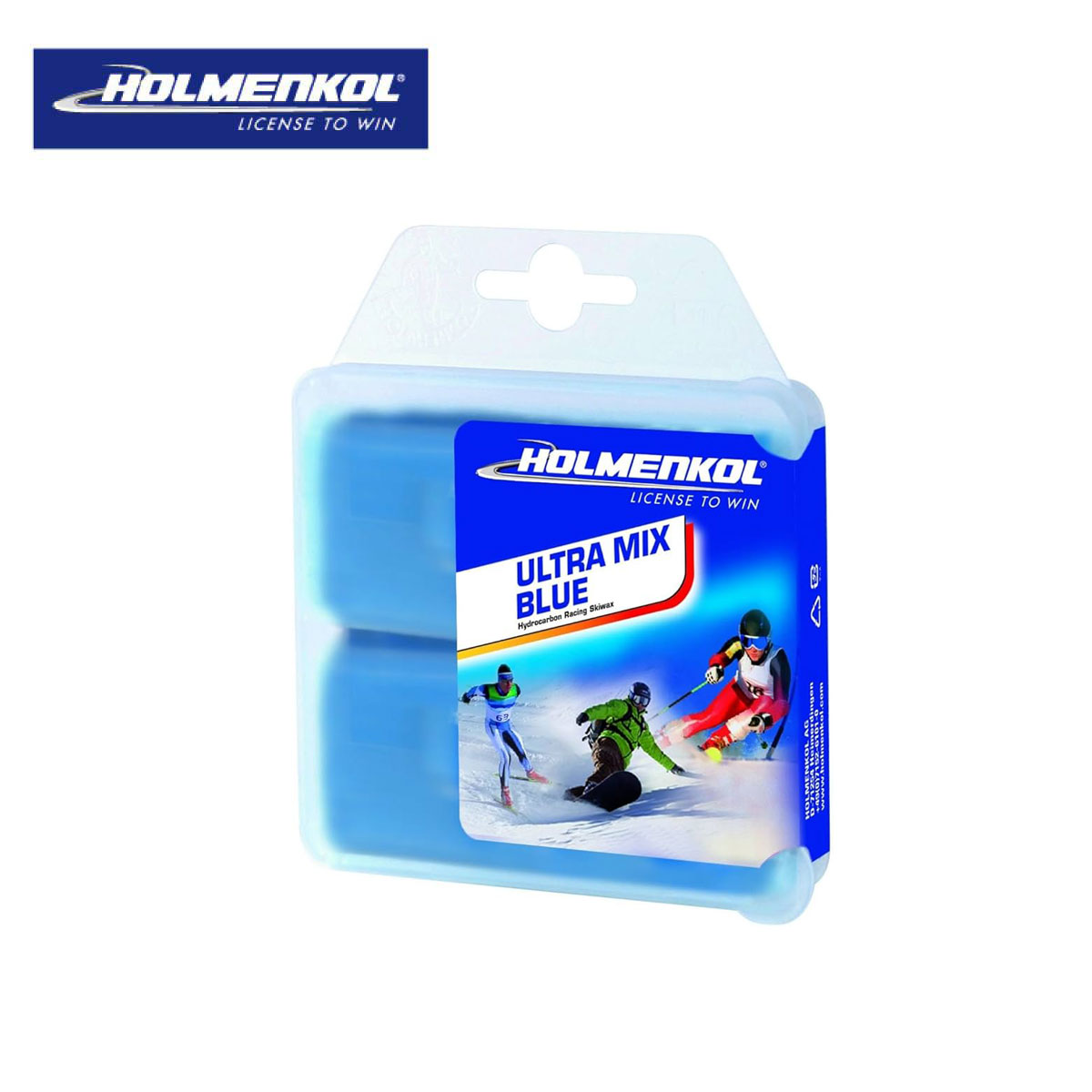 ホルメンコール ワックス HOLMENKOL ウルトラミックス ブルー 70g/24124 固形 スキー スノーボード スノボ
