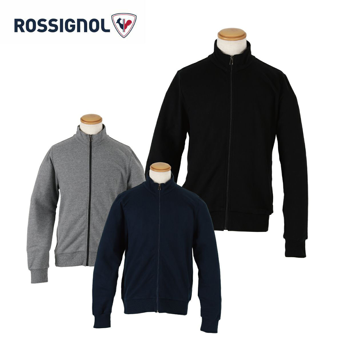 スキーウェア メンズ スキージャケット ロシニョール ROSSIGNOL ＜2024＞ RLKMS11 / LOGO SWEAT FZ FT