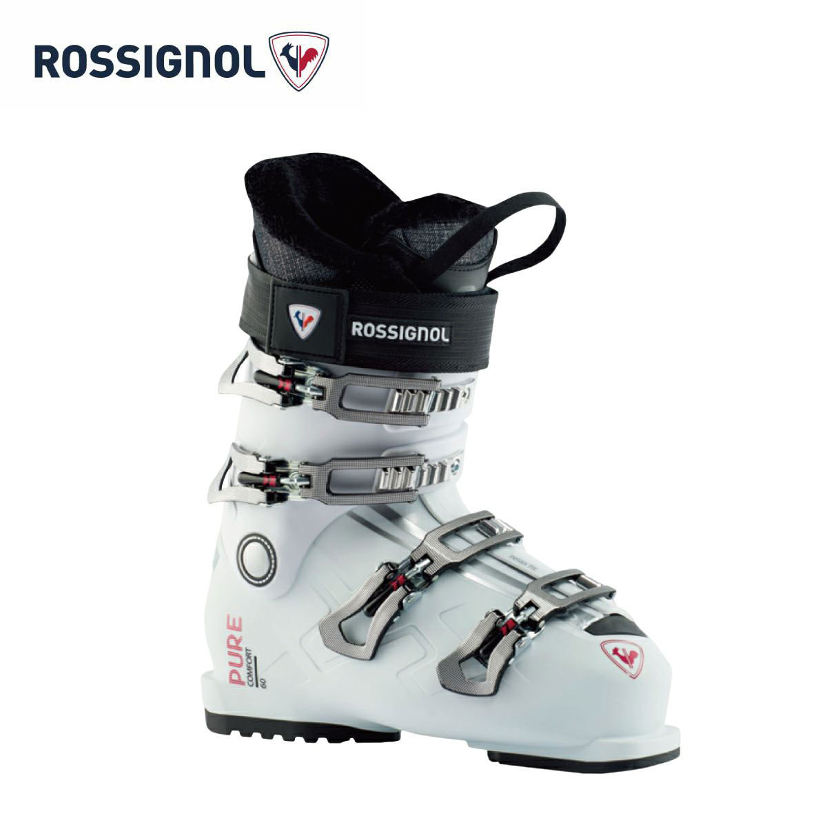 ROSSIGNOL ロシニョール スキー ブーツ レディース＜2024＞PURE COMFORT 60 - WHITE GREY / RBM8250 2023-2024