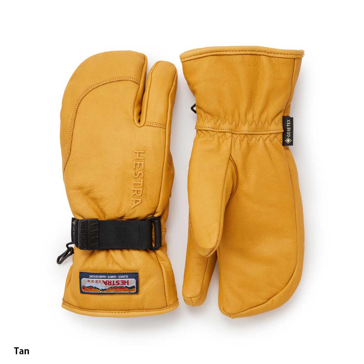 HESTRA �إ��ȥ� �������������� ��� ��ǥ�������2025��33882 / 3-Finger GTX Full Leather��GORE-TEX�� ����������