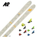 スキー板 メンズ レディース K2 ケーツー <2024> POACHER / S230301101 + ATTACK 14 ビンディング セット 取付無料