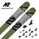 スキー板 メンズ レディース K2 ケーツー <2024>MINDBENDER 89Ti / S230300601 + SQUIRE 11 ビンディング セット...