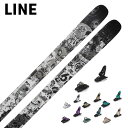 LINE ライン スキー板 メンズ レディース<2025> CHRONIC 101 + SQUIRE 11 【金具付き・取付送料無料】