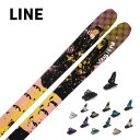 LINE ライン スキー板 メンズ レディース<2025> VISION 104 + SQUIRE 11 【金具付き・取付送料無料】