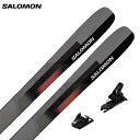 SALOMON サロモン スキー板 メンズ レディース<2024> STANCE 90 + アトミック STRIVE 12 GW ビンディング セット 取付無料...