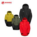 スキーウェア マムート ジャケット メンズ スキージャケット MAMMUT <2025>1010-30890 / Fall Line HS Thermo Hoo...