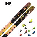 LINE ライン スキー板 メンズ レディース<2025> VISION 104 + ATTACK 14 【金具付き・取付送料無料】