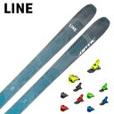 LINE ライン スキー板 メンズ レディース 2025 OPTIC 104 + ATTACK 14 【金具付き・取付送料無料】