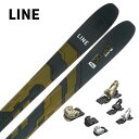 スキー板 LINE ライン メンズ レディース <2024> BLADE OPTIC 96 / A230301501 + ATTACK LYT 11 GW ビン...