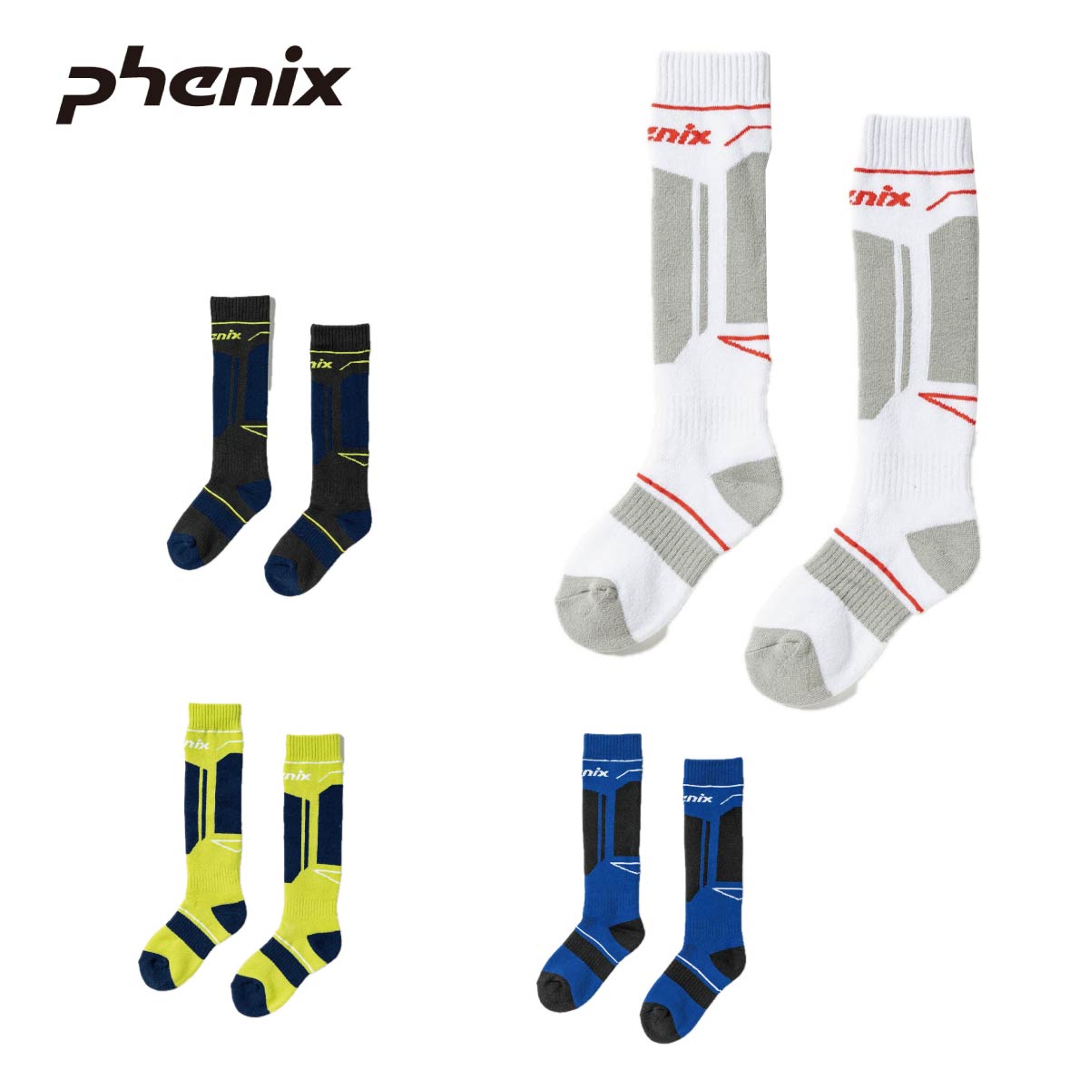 PHENIX フェニックス スキー ソックス キッズ ジュニア<2025>ESB24SO81 / Polygon Design Junior Socks