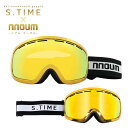 スキーゴーグル STIME×nnoum NNOUM ノアム NN22STIMEGL01 トーリックレンズ S.TIMEコラボ ハードケース付き シリアルナンバー刻印 金 ゴールド【送料無料】(4)