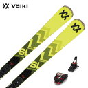 VOLKL フォルクル スキー板 2025 RACETIGER SL MASTER + <24>XCOMP 16 プレート/ビンディング セット 取付無料 グリ...