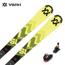 VOLKL フォルクル スキー板 メンズ レディース 2025 RACETIGER SL WC + <24>XCOMP 12 プレート/ビンディング セット 取...