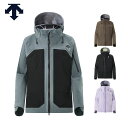 スキーウェア デサント メンズ スキージャケット DESCENTE レディース 2025 DWMYGK51D / 3L SHELL JACKET