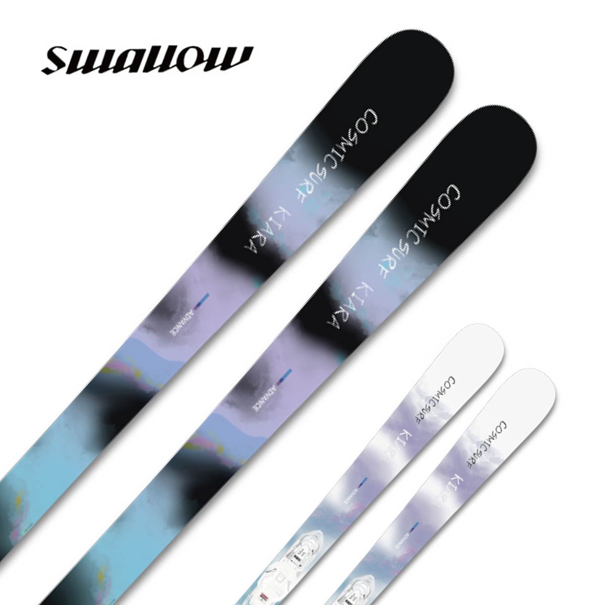 SWALLOW スワロー スキー板 レディース コスミックサーフ<2025>COSMIC SURF KIARA ADVANCE + XPRESS W10 GW ...