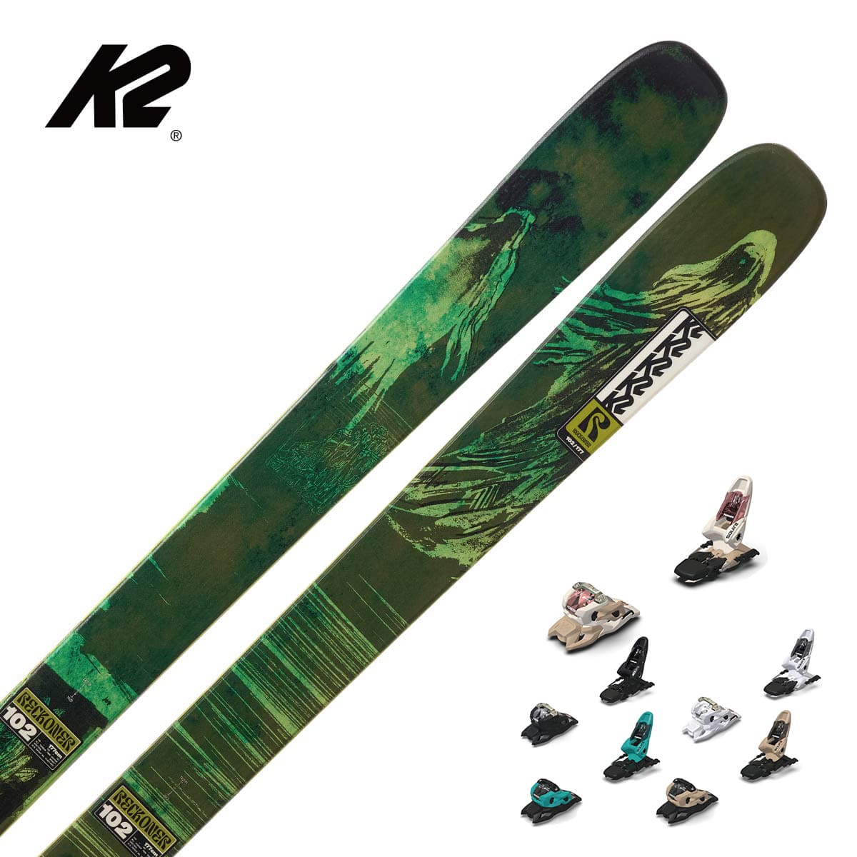 K2 ケーツー スキー板 メンズ レディース＜2026＞RECKONER 102 [KS250953] + マーカー SQUIRE 11 ビンディング セット 取付無料