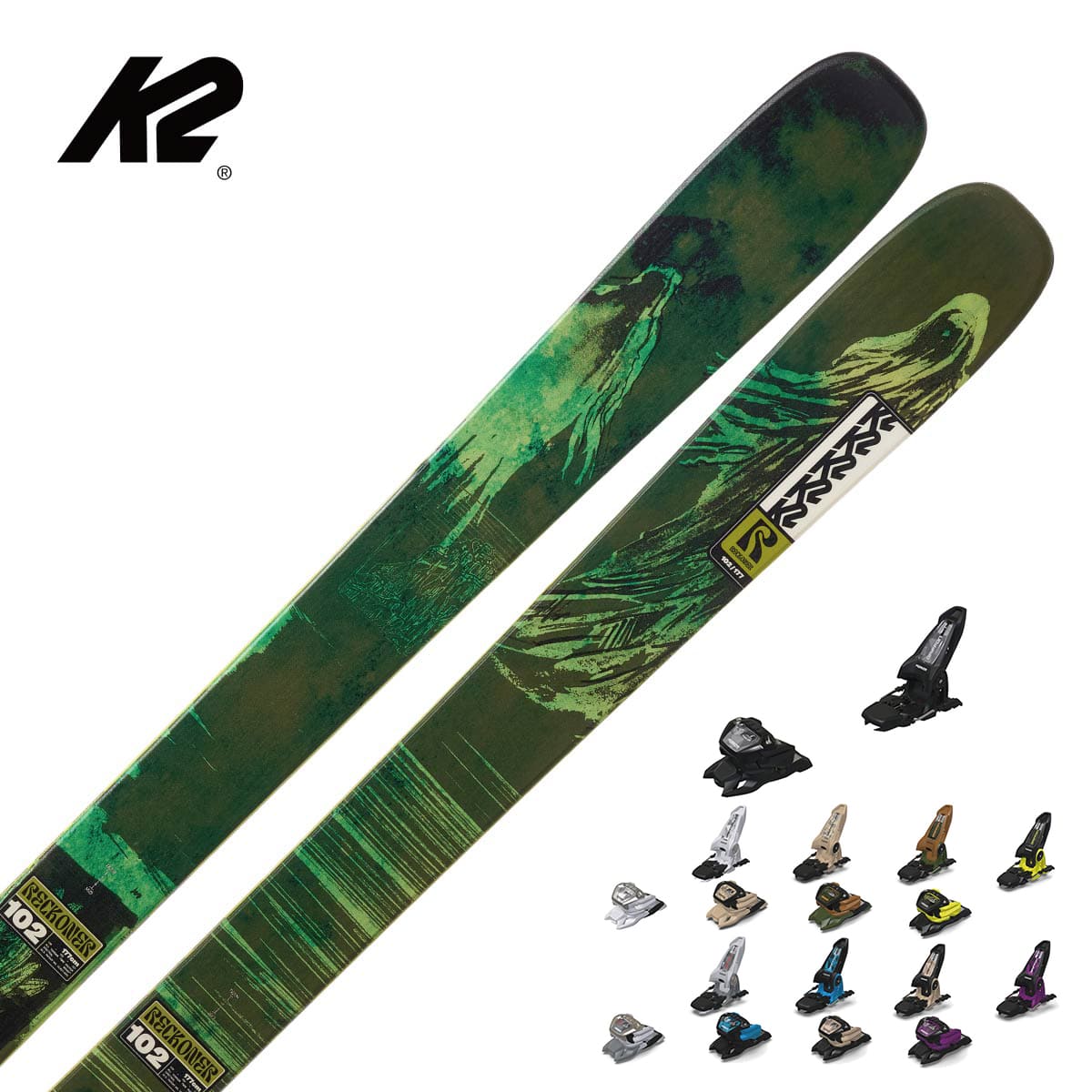 K2 �����ġ� �������� ��� ��ǥ�������2026��RECKONER 102 [KS250953] + �ޡ����� GRIFFON 13 �ӥ�ǥ��� ���å�...