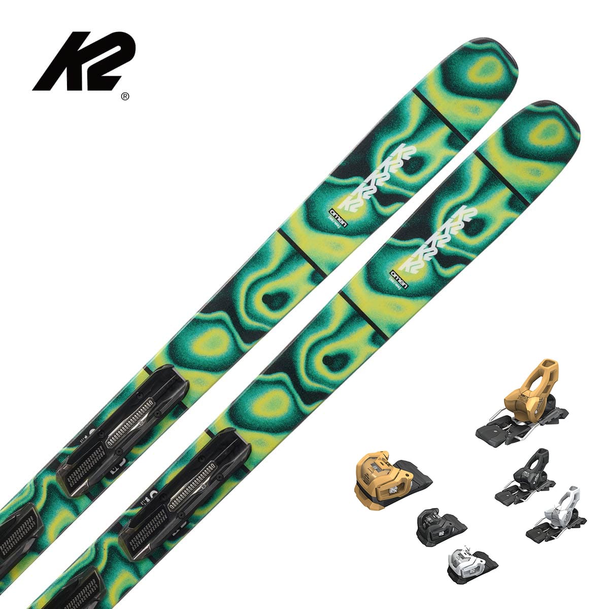 K2 ケーツー スキー板 メンズ レディース＜2026＞OMEN 85 [KS250957] + チロリア ATTACK LYT 11 GW ビンディング セット 取付無料