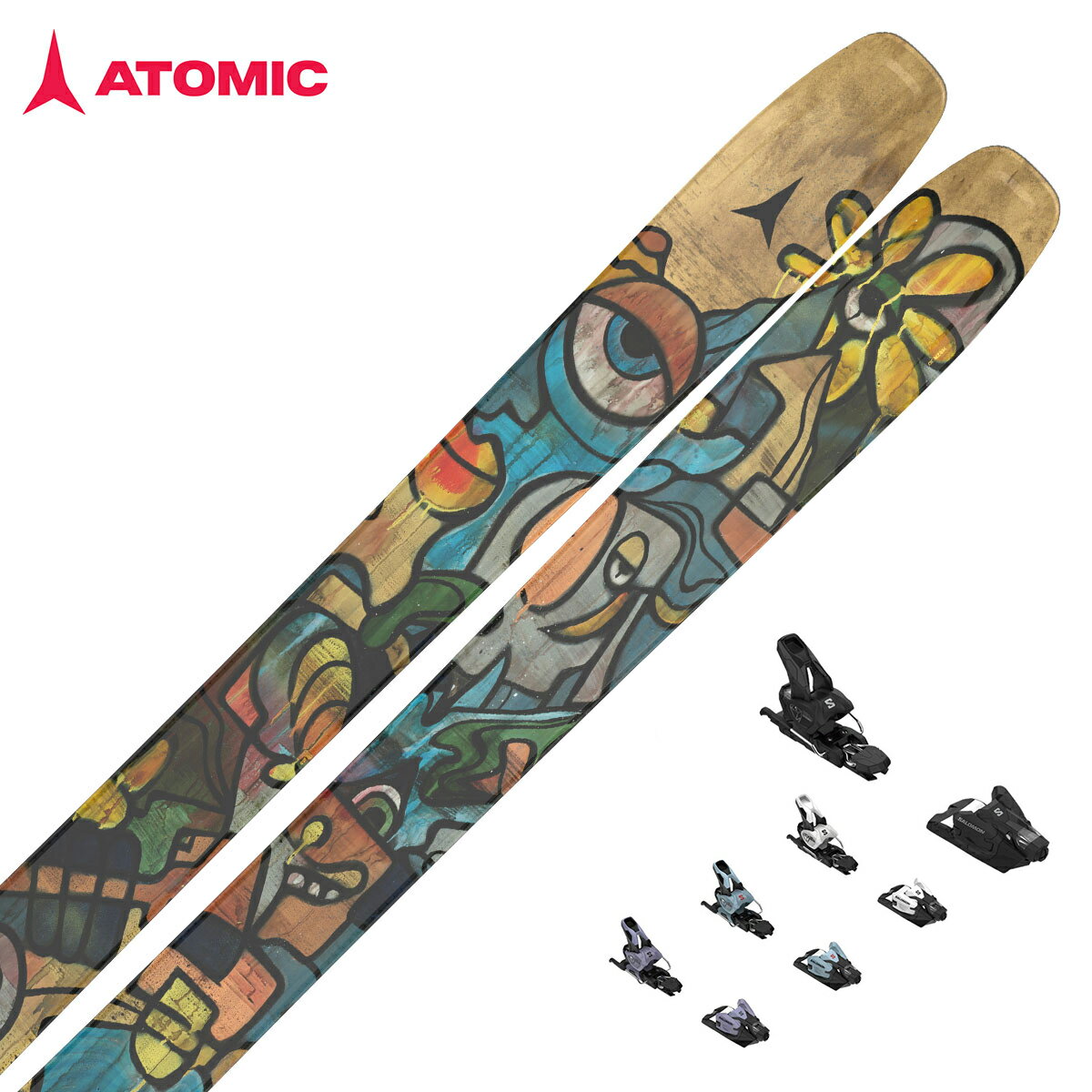 ATOMIC アトミック スキー板 メンズ レディース＜2026＞Bent Chetler 120 / [ AA0030690 ] + サロモン STRIVE 12 GW ビンディング セット 取付無料