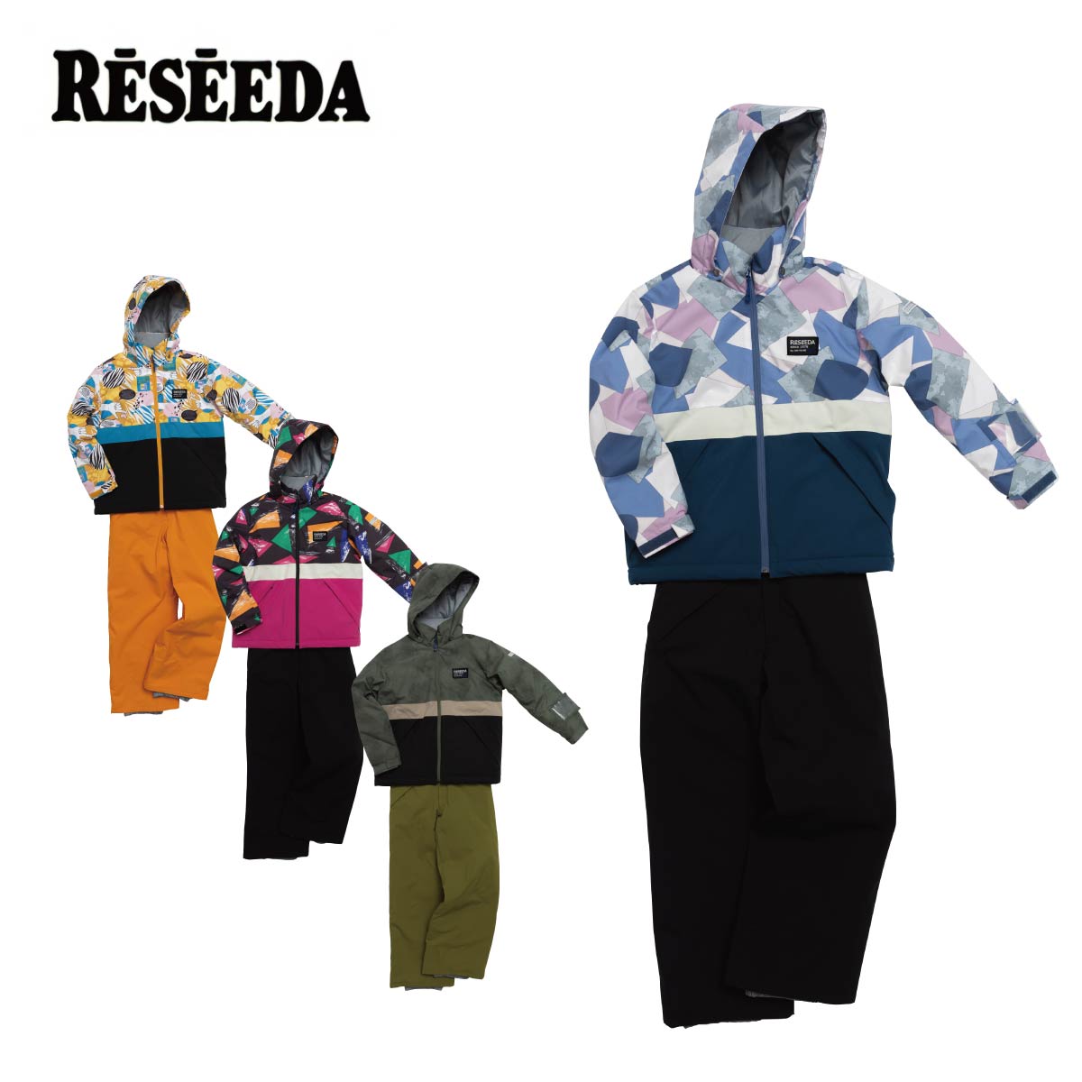 スキーウェア キッズ スノーウェア ジュニア レセーダ RESEEDA 上下セット＜2025＞ JUNIOR SUIT / RES7..