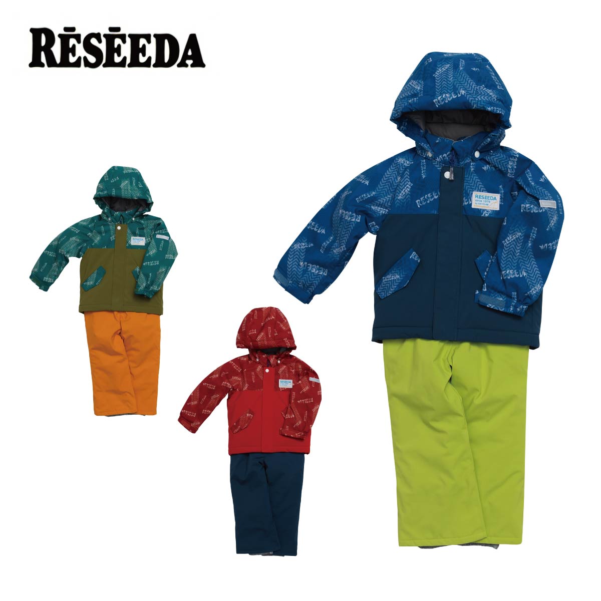 スキーウェア キッズ スノーウェア ジュニア レセーダ RESEEDA 上下セット＜2025＞ TODDLER SUIT / RES57002【GARA】【上下セット ジュニア】