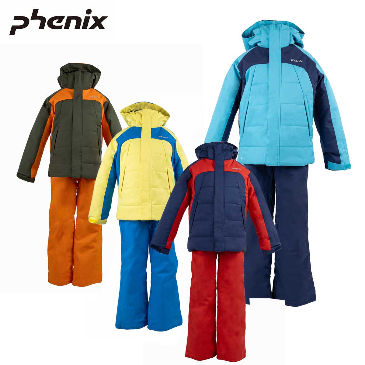 スキーウェア キッズ スノーウェア ジュニア フェニックス PHENIX 上下セット＜2025＞ESB242P82 / Quil..