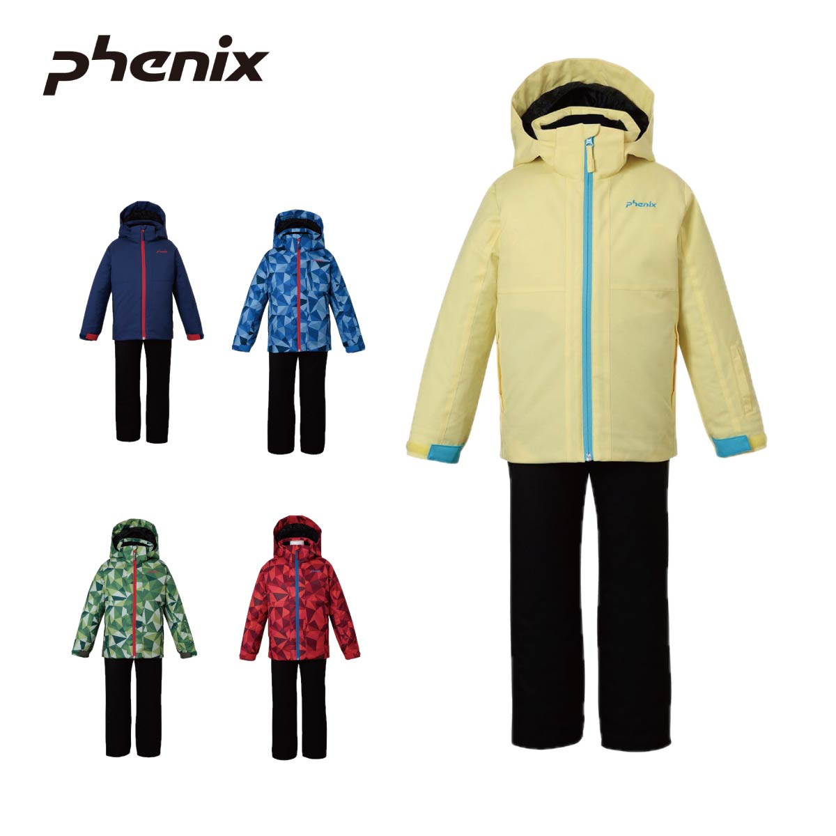 スキーウェア キッズ スノーウェア ジュニア フェニックス PHENIX 上下セット ＜2025＞ESB242P84 / Pla..