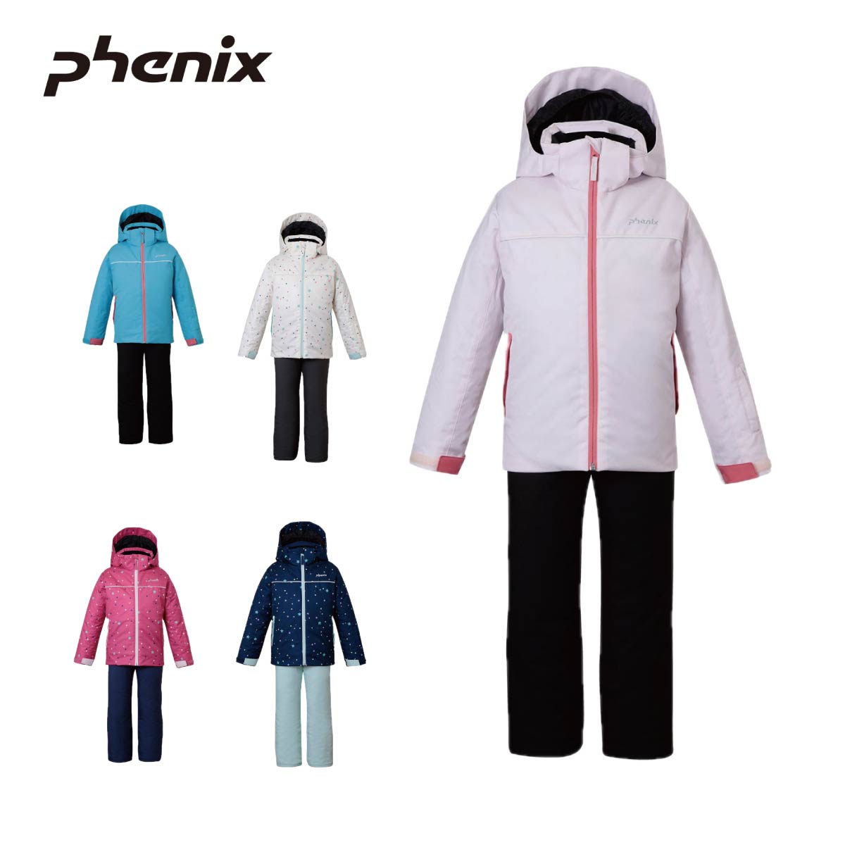 スキーウェア キッズ スノーウェア ジュニア フェニックス PHENIX 上下セット ＜2025＞ESG242P94 / Twinkle Junior Two-piece