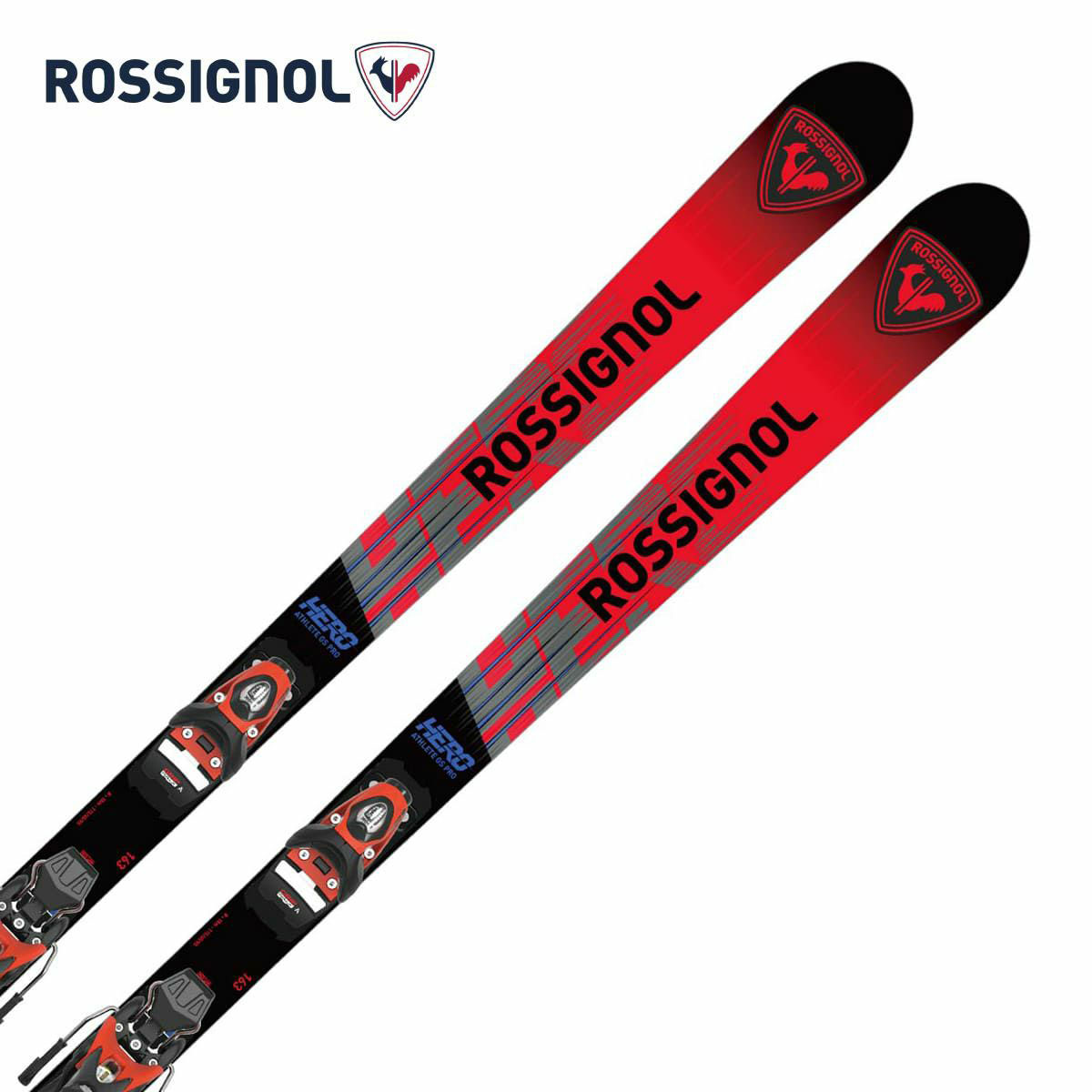 ROSSIGNOL ロシニョール スキー板 キッズ ジュニア 2025 HERO ATHLETE GS PRO / RANDR01 + NX 10 GW プレート/ビンディング セット 取付無料 グリップウォーク対応