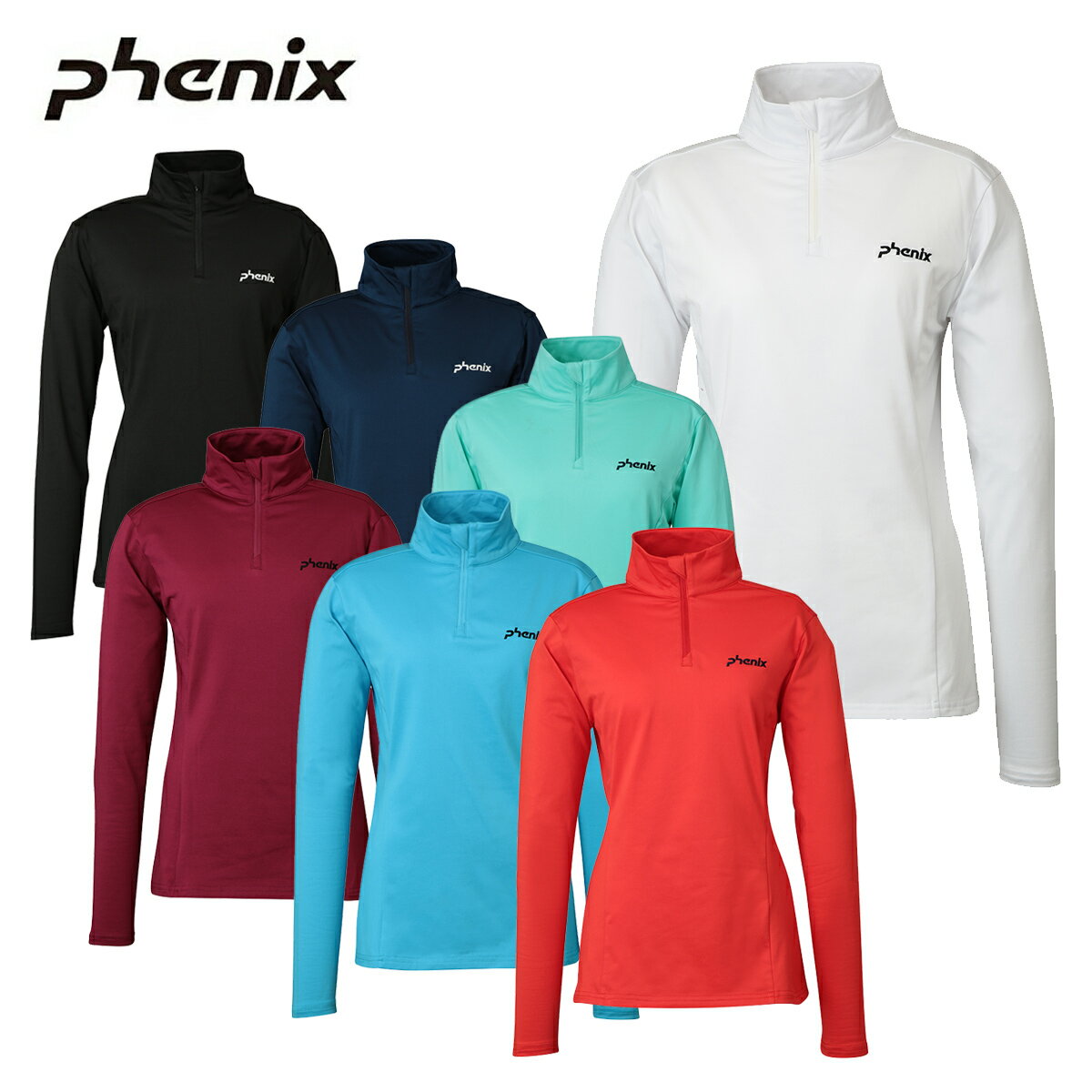 PHENIX フェニックス スキーウェア アンダーシャツ レディース＜2026＞ESW25LS62 / Basic Set-in Sleev..