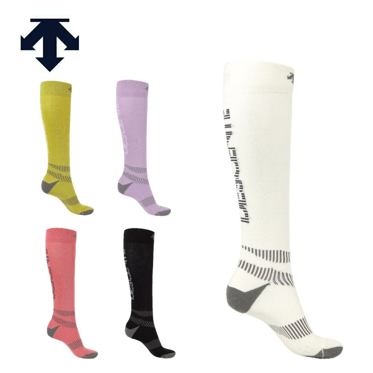 DESCENTE デサント スキーソックス 靴下 メンズ レディース＜2026＞DW5FSO02U / Arch Spiral Sox