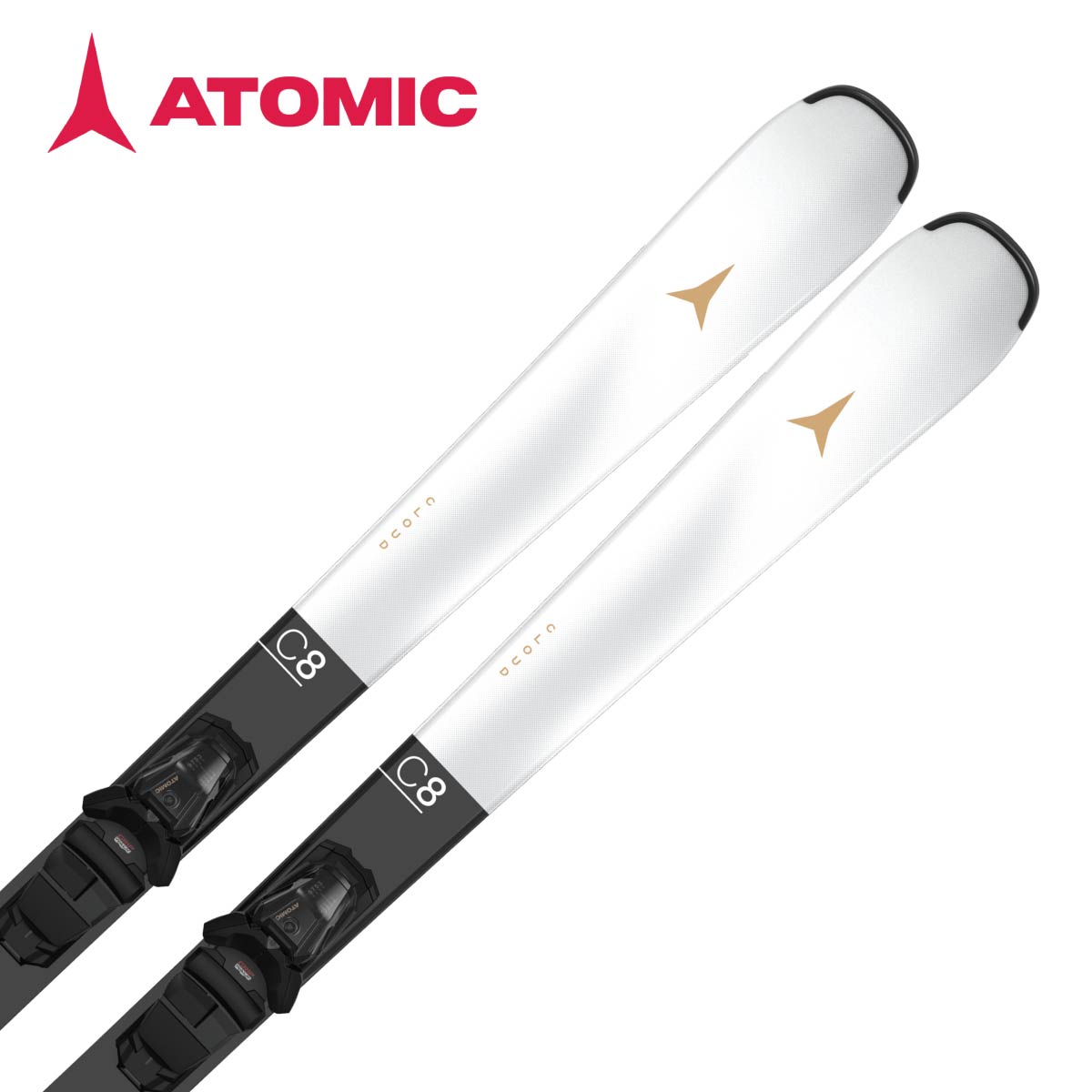 ATOMIC アトミック スキー板 レディース ＜2026＞ CLOUD C8 / [AASS03604] + M 10 GW プレート/ビンディング セット 取付無料 グリップウォーク対応