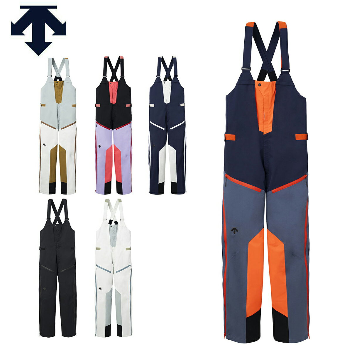 メーカー希望小売価格はメーカーカタログに基づいて掲載しています DESCENTE デサント スキーウェア パンツ■DW5FLP53U S.I.O INSULATED BIB PANTSエス・アイ・オー インシュレイテッド ビブ パンツ耐水圧：20,000mm透湿性：4,000g/m2/24h（A-1）素材表地：Fine Tech Stretch（ポリエステル74% / 複合繊維ポリエステル26%）表地：コーデュラ　NY100●S.I.O MINIMUM PATTERN●HEAT NAVI (R)●CORDURACOLORNVGYGYWHBKPPNVWHBK00WHGYSIZESS / S / M / L / O / XO ミニマムパターン”S.I.O”のインシュレイテッドビブパンツ。より美しい滑りを表現するための膝下のカラーブロックが特徴。保温性も高く、ウエストを圧迫しないビブ仕様。胸からウエストにかけてのサイドファスナー付きで着脱がしやすい。より美しい滑りを追求するための構造と、シンプルなデザインで汎用性を持つモデル。 ※メーカー企画書の情報で商品登録を行っております。予告なしに商品名と仕様変更される場合がございます。
