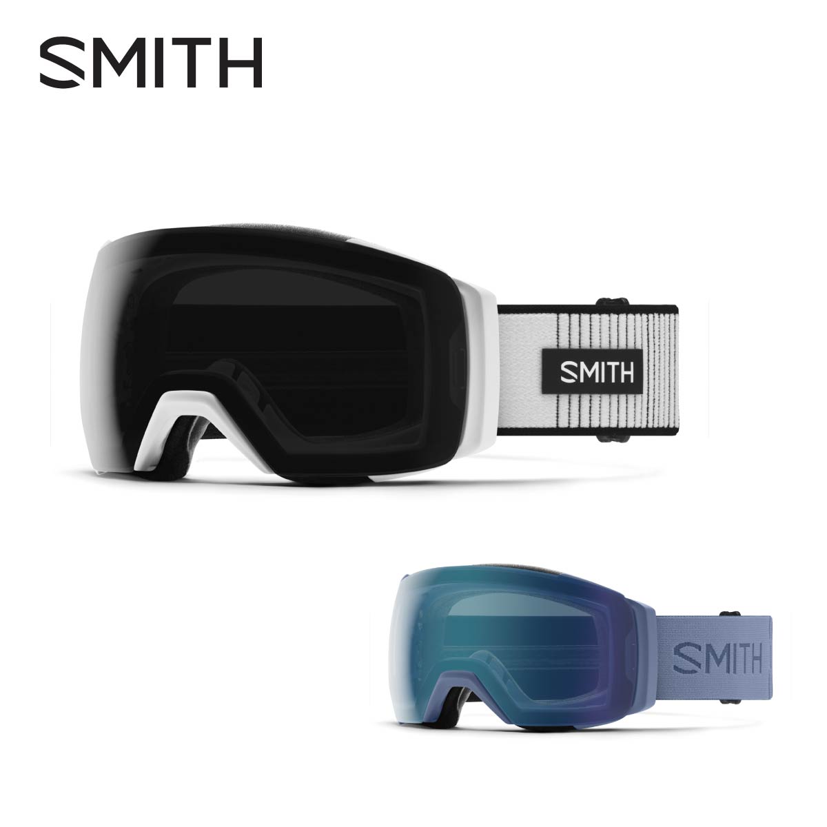 Rakuten - SMITH スミス スキーゴーグル メンズ レディース＜2026＞I/O MAG XL/ アイオーマグエックスエル 〔White Fade Out〕〔Granite Blue〕スペアレンズ付 / 眼鏡・メガネ対応ゴーグル【ASIAN FIT】【ミラー】 日本正規品